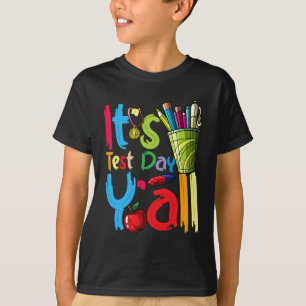 Camiseta Teste de Amortização de Yall no Dia de Teste 22