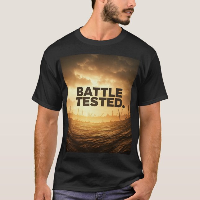 Camiseta Teste de batalha (Frente)