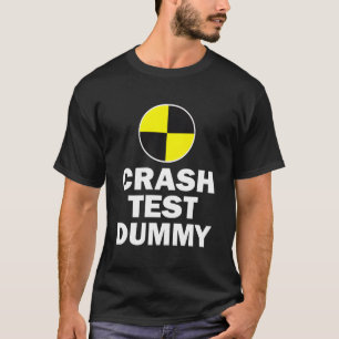 Camiseta Teste de batida Dummy Último Minuto Costume Engraç