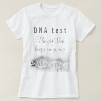 Camiseta Teste de DNA de Genealogia Divertido - O Presente 