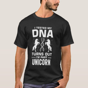 Camiseta Teste de DNA de Unicórnio Testes Genéticos Crispr