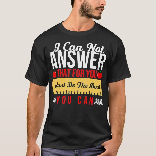 Camiseta Teste de Estado do Professor Motivacional Apenas f (Frente)