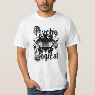 Camiseta teste de inflexão, conforme observado de uma perce