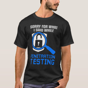 Camiseta Teste de Penetração Hacking Ético e Cyber Securi