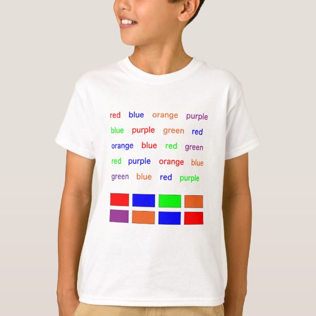 Camiseta Teste de Stroop (Frente)