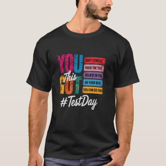 Camiseta Teste Estadual Você Conseguiu Isso Não Se Estrese
