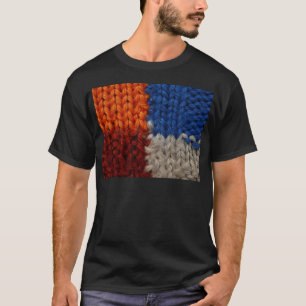 Camiseta Teste padrão de lã