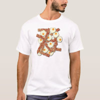 Teste padrão do bacon e dos ovos