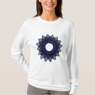 Camiseta Teste padrão do orgulho do Spirograph: Ás