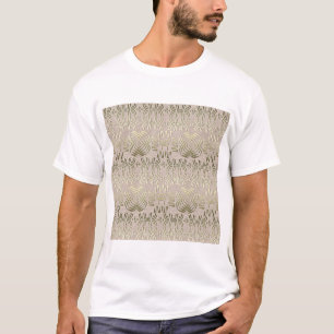 Camiseta Teste padrão dourado tribal africano étnico