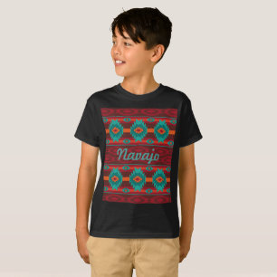 Camiseta Teste padrão geométrico étnico do sudoeste .nam