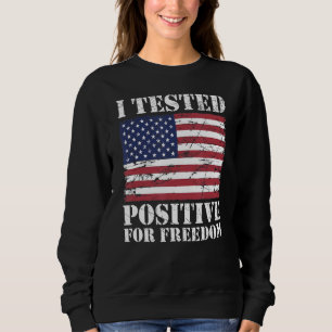 Camiseta Testei Positivo Para A Liberdade Medicina De Bande