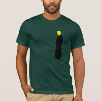 Camiseta Testemunha amarela da monge a extremidade