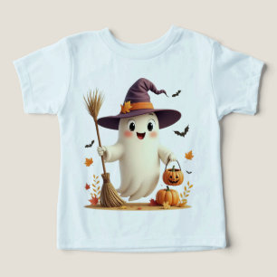 Camiseta Testemunha Bonita Fantasma Halloween Toddler T-Shi