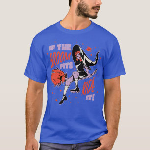Camiseta Testemunha Moderna Se os Ajustados da vassoura a d