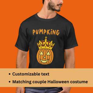 Camiseta Testemunha Rei Pumpkin Casal do Halloween