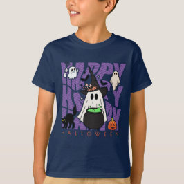 Camiseta Testemunhar Divertido | Feliz Halloween Magic & Mi