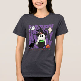 Camiseta Testemunhar Divertido | Feliz Halloween Magic & Mi