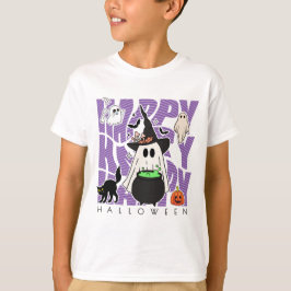 Camiseta Testemunhar Divertido | Feliz Halloween Magic & Mi