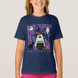 Camiseta Testemunhar Divertido | Feliz Halloween Magic & Mi
