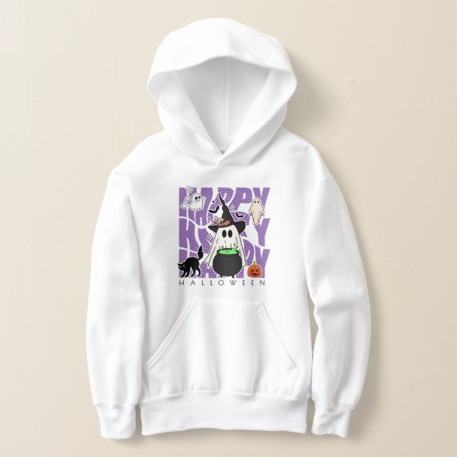 Camiseta Testemunhar Divertido | Feliz Halloween Magic & Mi (Postura )
