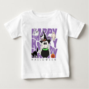 Camiseta Testemunhar Divertido Feliz Halloween Magic & Mi