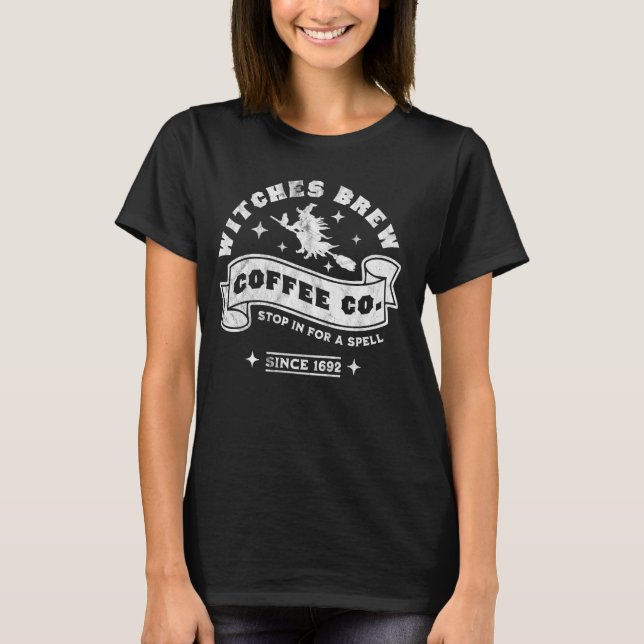 Camiseta Testemunhas Criam Salem De Café 1692 Com Dia de as (Frente)