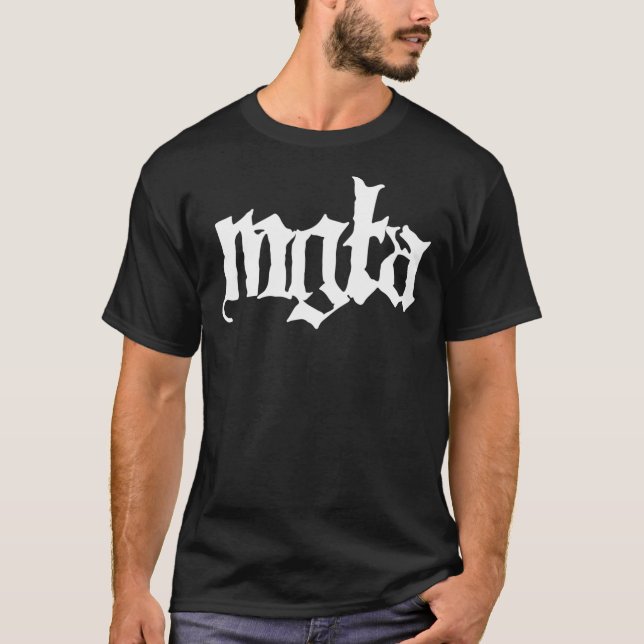 Camiseta Testemunhas do logotipo da Banda Mgla (Frente)