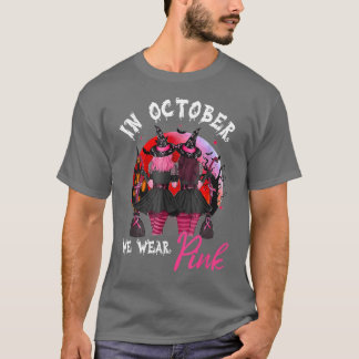 Camiseta Testemunhas Em Outubro Vestimos Mama De outono Ros