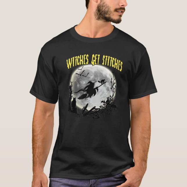 Camiseta Testemunhas Pegam Pedras Festivas De Halloween (Frente)
