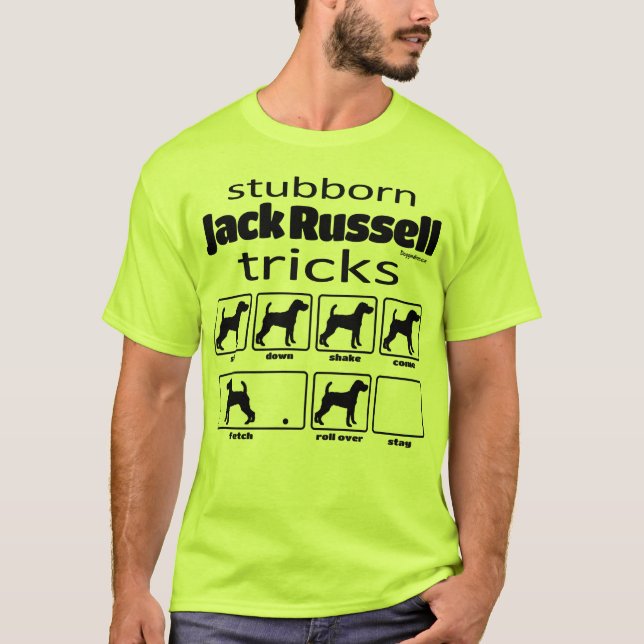 Camiseta Testemunhos de Jack Russell Terrier (Frente)
