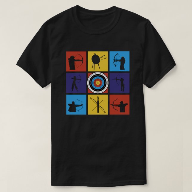 Camiseta Testemunhos e Jogadores de Artes Artísticas pop (Frente do Design)