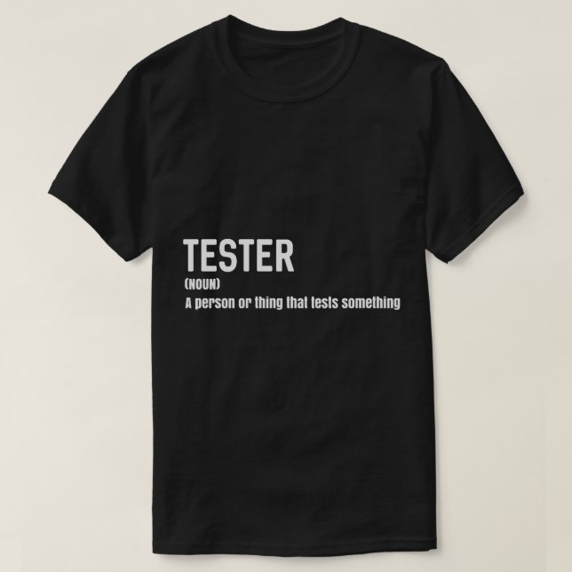 Camiseta Tester Noun (Frente do Design)