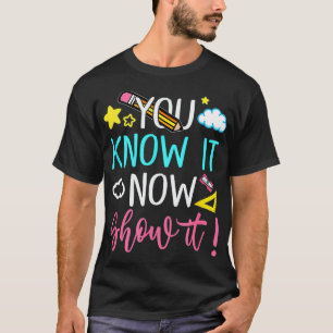 Camiseta Testes legal De Professores Para Homens No Dia De