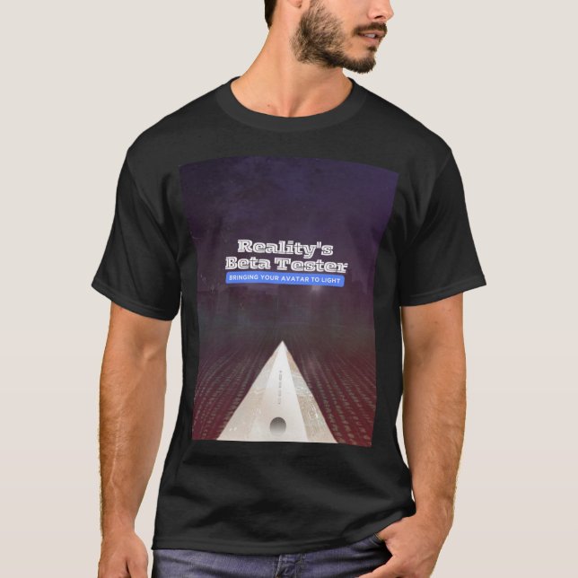 Camiseta Testor Beta da Realidade para Matriz de Teoria de  (Frente)