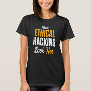 Camiseta Testor de Caneta de ti para cibersegurança do hack