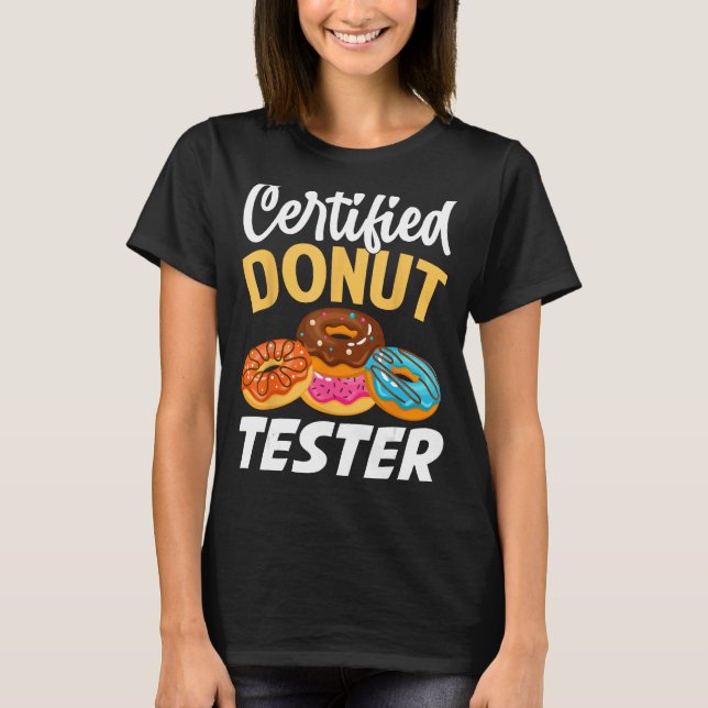 Camiseta Testor de Rosquinha certificado - Rosquinha engraç (Frente)