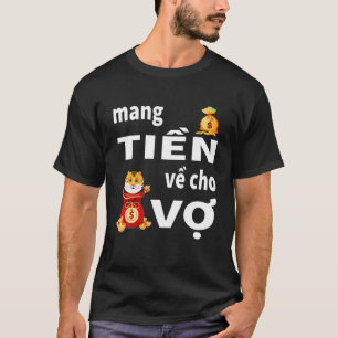 Camiseta Tet 2022 Vietnamita Mang Tien Ve Cho Vo