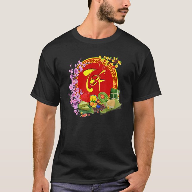 Camiseta Tet 2023 de Ano Novo Lunar Vietnamita (Frente)