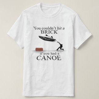 Camiseta teta de canoa de tijolo