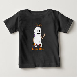Camiseta Teta's Little Boo Boy Trick ou Treater Baby T-Shir