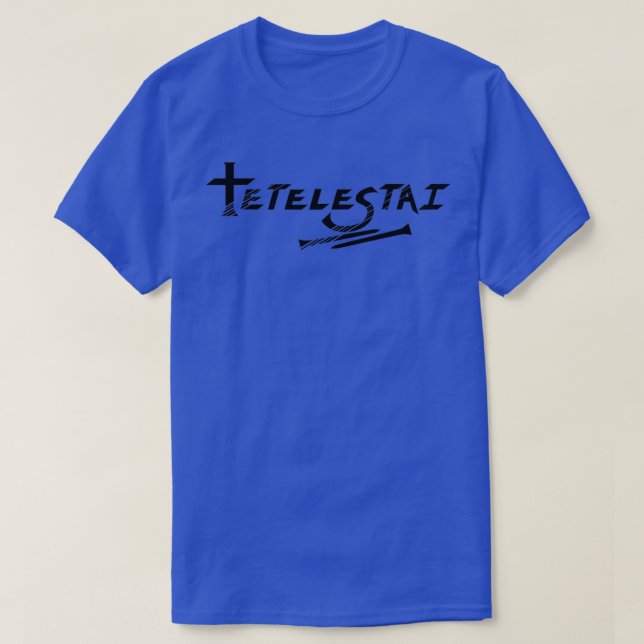 Camiseta Tetelestai Palavra Grega É Acabada Palavras De Jes (Frente do Design)