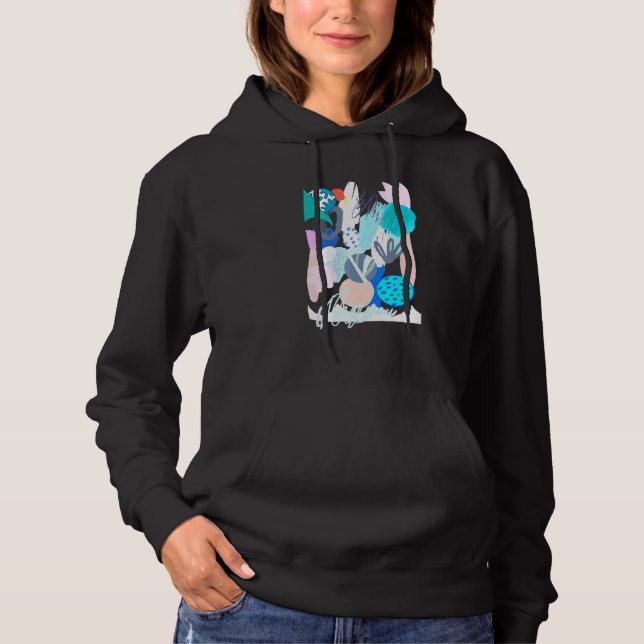Camiseta Teto Abstrato de Arte do Pastel Gótico (Frente)