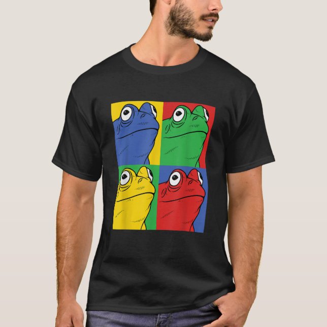 Camiseta Teto Anfíbio Da Arte sapo (Frente)
