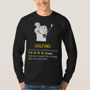 Camiseta Teto Ao Rir: Golfe - Mais Barato, Mais Rápido, Fu