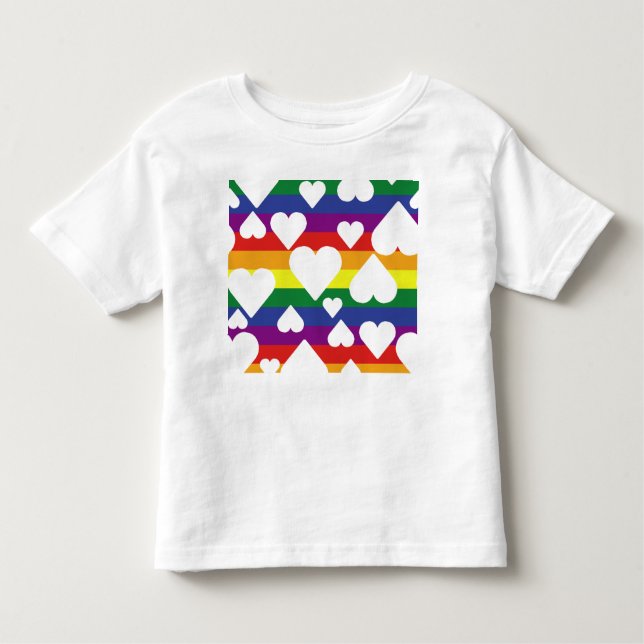 Camiseta Teto Arco-Íris Branco (Frente)