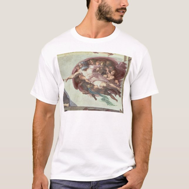 Camiseta Teto da capela de Sistine (Frente)
