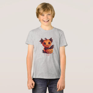 Camiseta Teto das Crianças do Dia das Bruxas, Monstro da Pu