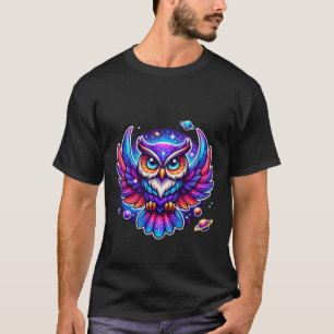 Camiseta Teto de Animal da Galáxia Cósmica Mística
