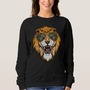 Camiseta Teto de aniversário do Leão legal para menino, hom